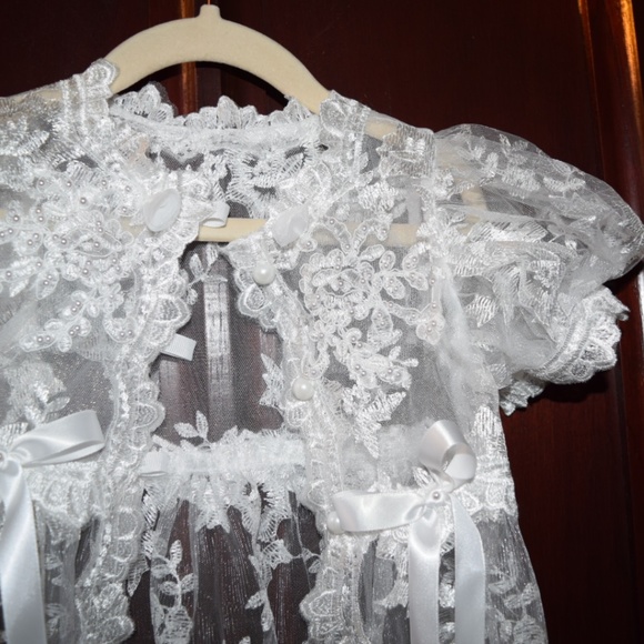 3 piece baptism dress (any size you need is available)
